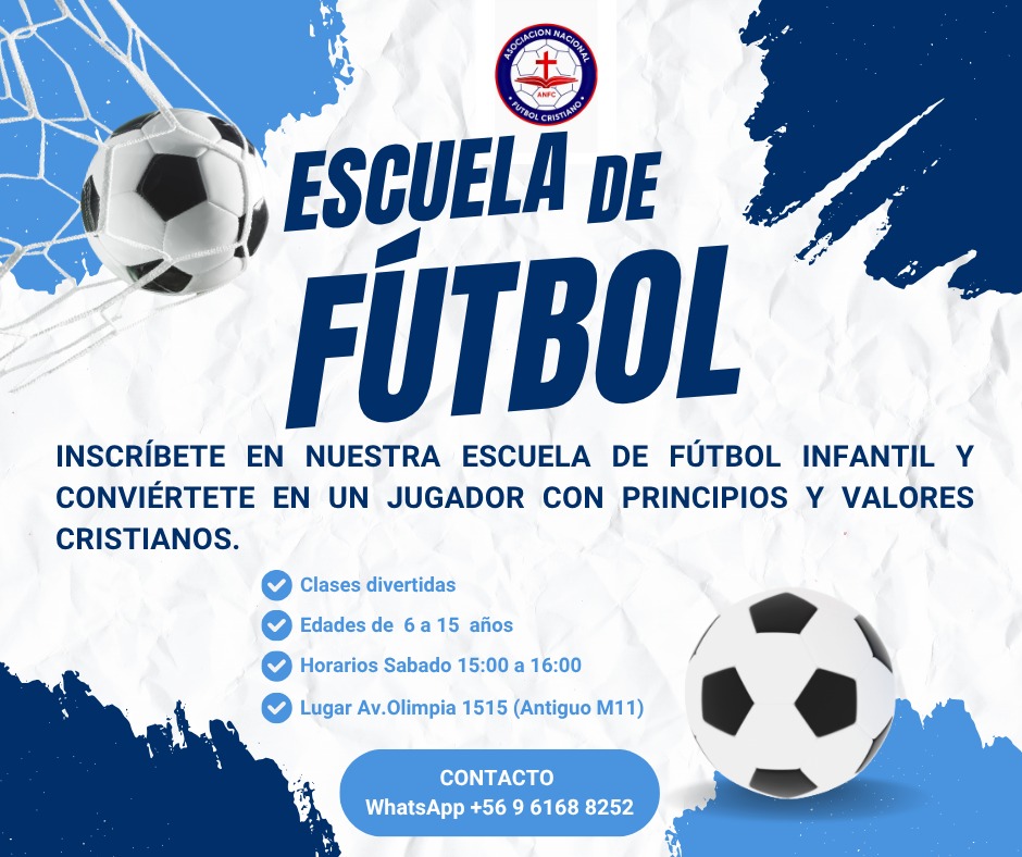 Asociación Nacional de Fútbol Cristiano Lanza Escuela Formativa para Niños y Jóvenes en Temuco
